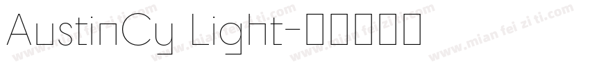 AustinCy Light字体转换